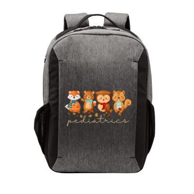 Cute Animals Pediatric Nurse Leaves Fall Thanksgiving Peds Vector Backpack