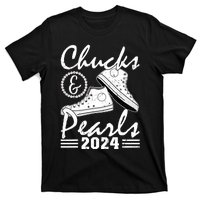 Chucks And Pearls Kamala Harris 2024 Usa Election 2024 T-Shirt