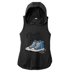 Chucks And Pearls For Ladies 2024 Ladies PosiCharge Tri-Blend Wicking Draft Hoodie Tank