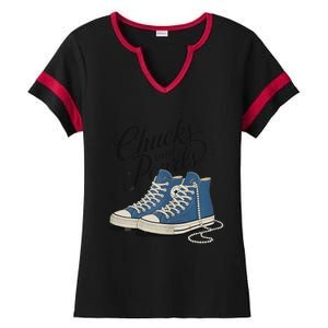 Chucks And Pearls For Ladies 2024 Ladies Halftime Notch Neck Tee