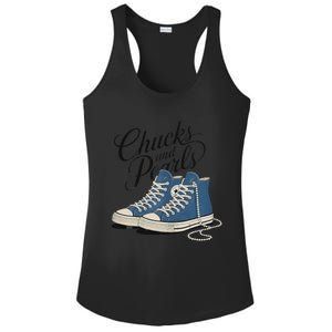 Chucks And Pearls For Ladies 2024 Ladies PosiCharge Competitor Racerback Tank