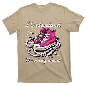 Chucks And Pearls Election 2024 I Understand The Assignment T-Shirt