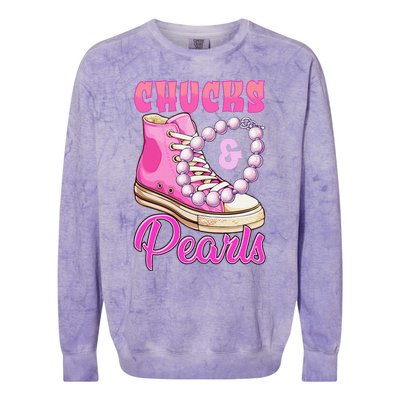 Chucks And Pearls Colorblast Crewneck Sweatshirt