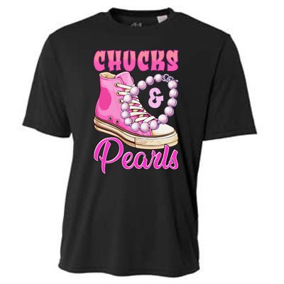 Chucks And Pearls Cooling Performance Crew T-Shirt