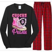 Chucks And Pearls Long Sleeve Pajama Set