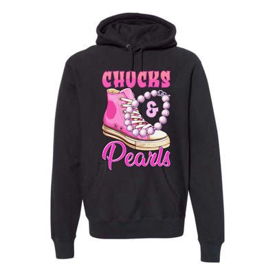 Chucks And Pearls Premium Hoodie