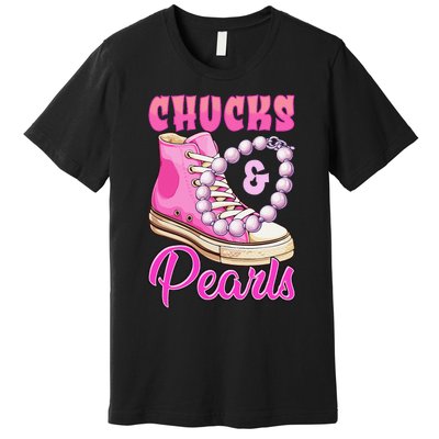 Chucks And Pearls Premium T-Shirt