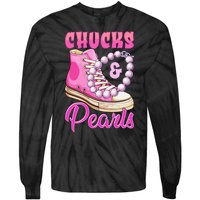 Chucks And Pearls Tie-Dye Long Sleeve Shirt