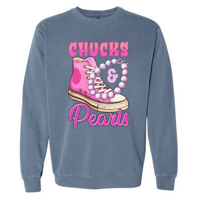 Chucks And Pearls Garment-Dyed Sweatshirt