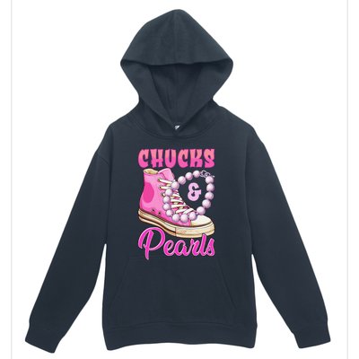 Chucks And Pearls Urban Pullover Hoodie