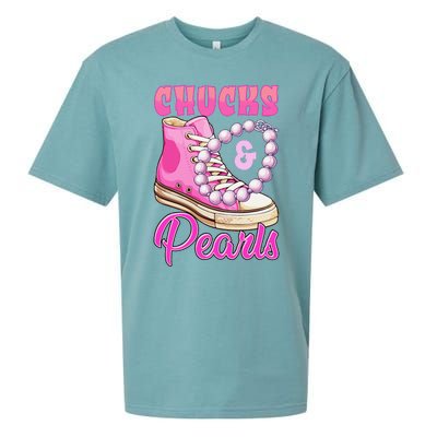 Chucks And Pearls Sueded Cloud Jersey T-Shirt