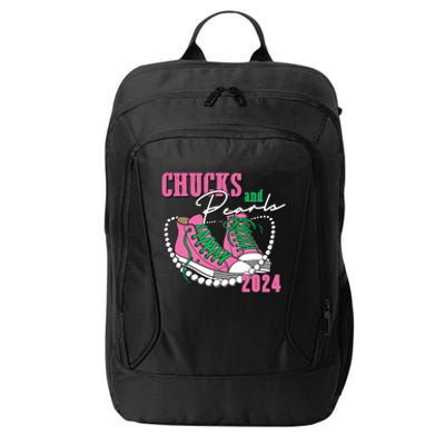 Chucks And Pearls Kamala Harris President 2024 City Backpack