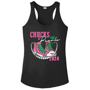 Chucks And Pearls Kamala Harris President 2024 Ladies PosiCharge Competitor Racerback Tank