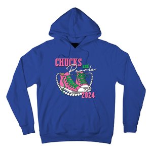 Chucks And Pearls Kamala Harris President 2024 Hoodie