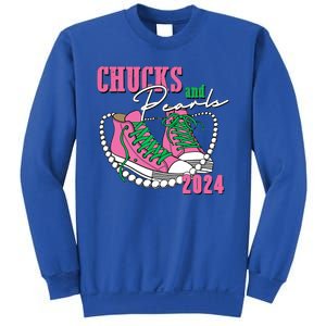 Chucks And Pearls Kamala Harris President 2024 Sweatshirt