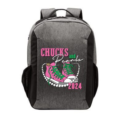 Chucks And Pearls Kamala Harris President 2024 Vector Backpack