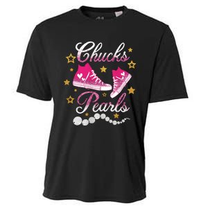 Chucks And Pearls Kamala Harris Sneakers Trending Cooling Performance Crew T-Shirt