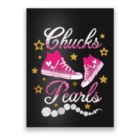 Chucks And Pearls Kamala Harris Sneakers Trending Poster