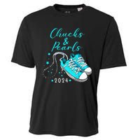 Chucks And Pearls 2024 Kamala Harris For President 47th Cooling Performance Crew T-Shirt