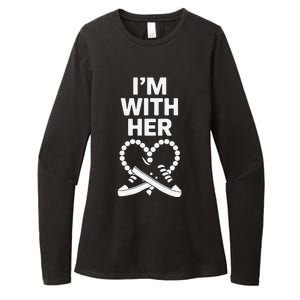 Chucks And Pearls Election 2024 IM With Her Kamala Womens CVC Long Sleeve Shirt