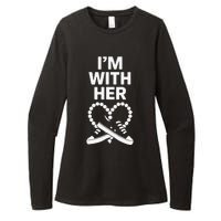 Chucks And Pearls Election 2024 IM With Her Kamala Womens CVC Long Sleeve Shirt