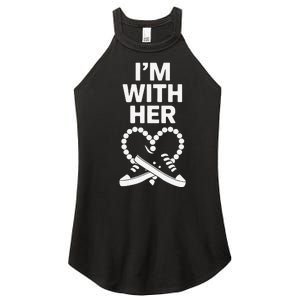 Chucks And Pearls Election 2024 IM With Her Kamala Women's Perfect Tri Rocker Tank