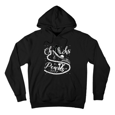 Chucks And Pearls 2024 Kamala Harris 2024 Vote For President Hoodie