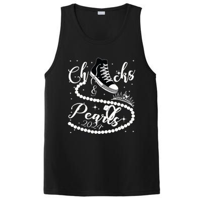 Chucks And Pearls 2024 Kamala Harris 2024 Vote For President PosiCharge Competitor Tank