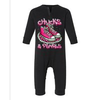 Chucks And Pearls Women 2024 Infant Fleece One Piece