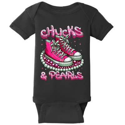 Chucks And Pearls Women 2024 Baby Bodysuit