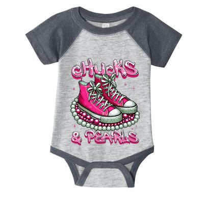 Chucks And Pearls Women 2024 Infant Baby Jersey Bodysuit