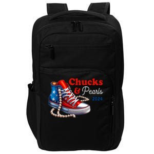 Chucks And Pearls Kamala Harris 2024 Usa Election Impact Tech Backpack