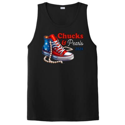 Chucks And Pearls Kamala Harris 2024 Usa Election PosiCharge Competitor Tank