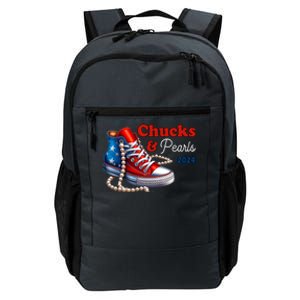 Chucks And Pearls Kamala Harris 2024 Usa Election Daily Commute Backpack