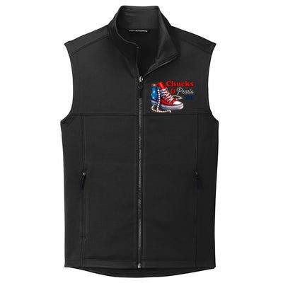 Chucks And Pearls Kamala Harris 2024 Usa Election Collective Smooth Fleece Vest