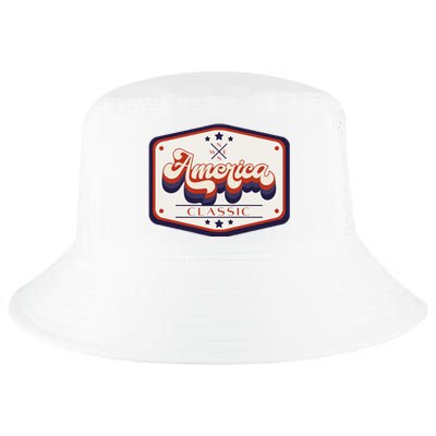 Classic American Patriotic Trucker Patch Cool Comfort Performance Bucket Hat