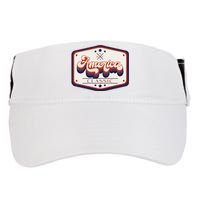 Classic American Patriotic Trucker Patch Adult Drive Performance Visor