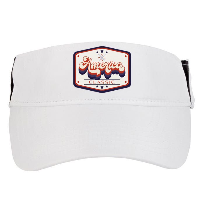 Classic American Patriotic Trucker Patch Adult Drive Performance Visor