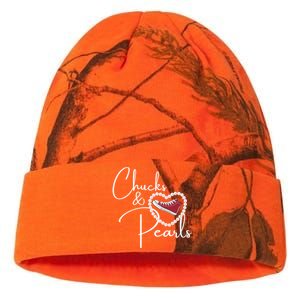 Chucks And Pearls 2021 Valentine Heart Hbcu Red Gift Great Gift Kati Licensed 12" Camo Beanie