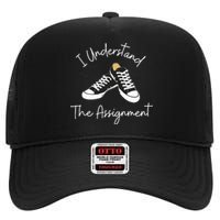 Chucks And Pearls Election 2024 I Understand The Assignment High Crown Mesh Back Trucker Hat