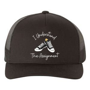 Chucks And Pearls Election 2024 I Understand The Assignment Yupoong Adult 5-Panel Trucker Hat