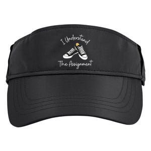 Chucks And Pearls Election 2024 I Understand The Assignment Adult Drive Performance Visor