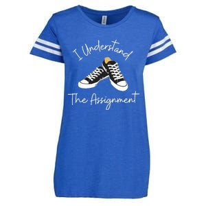 Chucks And Pearls Election 2024 I Understand The Assignment Enza Ladies Jersey Football T-Shirt