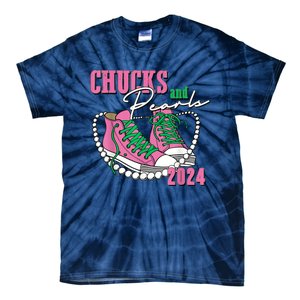 Chucks And Pearls IM With Her Kamala 2024 Tie-Dye T-Shirt