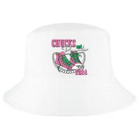 Chucks And Pearls IM With Her Kamala 2024 Cool Comfort Performance Bucket Hat