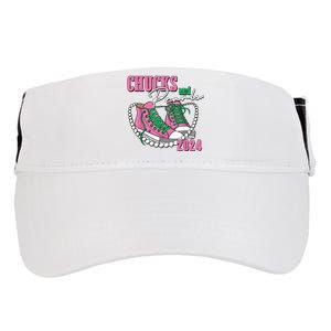 Chucks And Pearls IM With Her Kamala 2024 Adult Drive Performance Visor