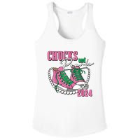 Chucks And Pearls IM With Her Kamala 2024 Ladies PosiCharge Competitor Racerback Tank