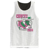 Chucks And Pearls IM With Her Kamala 2024 Mesh Reversible Basketball Jersey Tank