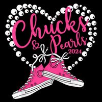 Chucks And Pearls 2024 IM With Her Kamala 2024 Backpack