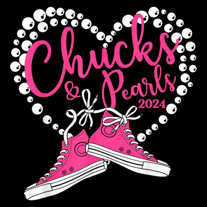 Chucks And Pearls 2024 IM With Her Kamala 2024 Backpack
